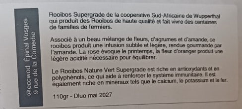 Les amants d'été Rooibos Vert